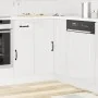 Mueble cocina esquina Kalmar madera ingeniería blanco brillante by , Kitchen cabinets - Ref: Foro24-853509, Price: 113,99 €, ...