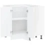 Mueble cocina esquina Kalmar madera ingeniería blanco brillante by , Kitchen cabinets - Ref: Foro24-853509, Price: 113,99 €, ...