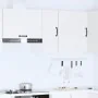 Armario de pared para cocina Kalmar madera de ingeniería blanca by , Kitchen cabinets - Ref: Foro24-853537, Price: 50,30 €, D...