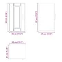 Armario de pared cocina Porto madera ingeniería roble ahumado by , Kitchen cabinets - Ref: Foro24-854022, Price: 51,21 €, Dis...