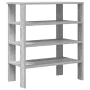 Mueble zapatero madera contrachapada gris sonoma 61x32x70 cm von , Schuhregale und Schuhorganisatoren - Ref: Foro24-859847, P...