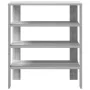 Mueble zapatero madera contrachapada gris sonoma 61x32x70 cm von , Schuhregale und Schuhorganisatoren - Ref: Foro24-859847, P...