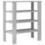 Mueble zapatero madera contrachapada gris sonoma 61x32x70 cm von , Schuhregale und Schuhorganisatoren - Ref: Foro24-859847, P...