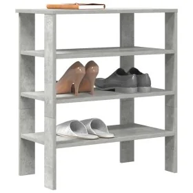 Mueble zapatero madera contrachapada gris hormigón 61x32x70 cm von , Schuhregale und Schuhorganisatoren - Ref: Foro24-859845,...