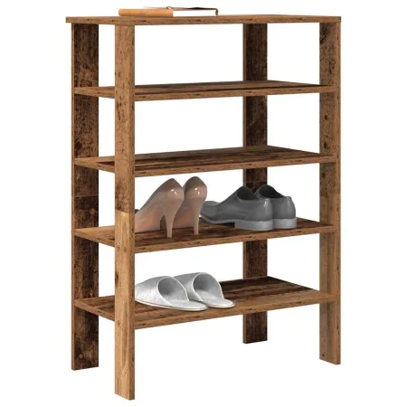 Mueble zapatero madera contrachapada madera vieja 61x32x87,5 cm de , Zapateros y organizadores de calzado - Ref: Foro24-85985...