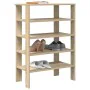 Mueble zapatero madera contrachapada roble sonoma 61x32x87,5 cm de , Zapateros y organizadores de calzado - Ref: Foro24-85985...