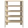 Mueble zapatero madera contrachapada roble sonoma 61x32x87,5 cm de , Zapateros y organizadores de calzado - Ref: Foro24-85985...