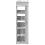 Mueble zapatero madera de ingeniería gris sonoma 80x30x98 cm de , Zapateros y organizadores de calzado - Ref: Foro24-859937, ...