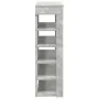 Mueble zapatero madera contrachapada gris hormigón 80x30x98 cm by , Shoe racks and shoe organizers - Ref: Foro24-859935, Pric...