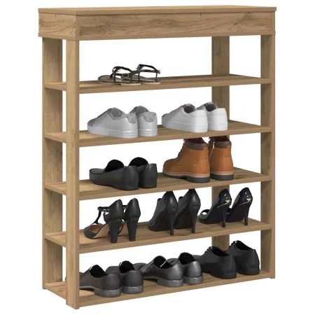 Zapatero artesanal de madera contrachapada 80x30x98 cm von , Schuhregale und Schuhorganisatoren - Ref: Foro24-859940, Preis: ...