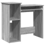 Escritorio con estantes contrachapada gris sonoma 84x40x78 cm by , Desks - Ref: Foro24-860450, Price: 70,45 €, Discount: %