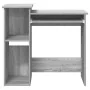 Escritorio con estantes contrachapada gris sonoma 84x40x78 cm by , Desks - Ref: Foro24-860450, Price: 70,45 €, Discount: %