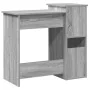 Escritorio con estantes contrachapada gris sonoma 84x40x78 cm by , Desks - Ref: Foro24-860450, Price: 70,45 €, Discount: %