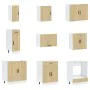 Mueble cocina Porto roble sonoma 14 pzas madera contrachapada von , Küchenschränke - Ref: Foro24-3314994, Preis: 993,59 €, Ra...