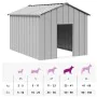 Caseta para perros con techo acero galvanizado 113x153x101 cm by , Dog kennels - Ref: Foro24-4100920, Price: 128,11 €, Discou...