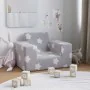 Sofá para niños felpa suave gris claro con estrellas von , Baby- und Kleinkindmöbel - Ref: Foro24-4104772, Preis: 31,16 €, Ra...