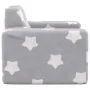 Sofá para niños felpa suave gris claro con estrellas von , Baby- und Kleinkindmöbel - Ref: Foro24-4104772, Preis: 31,16 €, Ra...