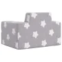 Sofá para niños felpa suave gris claro con estrellas von , Baby- und Kleinkindmöbel - Ref: Foro24-4104772, Preis: 31,16 €, Ra...
