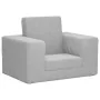 Sofá cama infantil felpa suave gris claro de , Mobiliario para bebés y niños pequeños - Ref: Foro24-4104785, Precio: 36,81 €,...