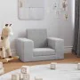 Sofá cama infantil felpa suave gris claro de , Mobiliario para bebés y niños pequeños - Ref: Foro24-4104785, Precio: 36,81 €,...