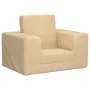 Sofá cama infantil felpa suave color crema by , Baby and Toddler Furniture - Ref: Foro24-4104787, Price: 38,47 €, Discount: %