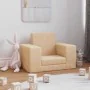 Sofá cama infantil felpa suave color crema by , Baby and Toddler Furniture - Ref: Foro24-4104787, Price: 38,47 €, Discount: %