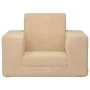 Sofá cama infantil felpa suave color crema by , Baby and Toddler Furniture - Ref: Foro24-4104787, Price: 38,47 €, Discount: %