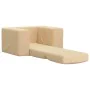 Sofá cama infantil felpa suave color crema by , Baby and Toddler Furniture - Ref: Foro24-4104787, Price: 38,47 €, Discount: %