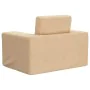 Sofá cama infantil felpa suave color crema by , Baby and Toddler Furniture - Ref: Foro24-4104787, Price: 38,47 €, Discount: %