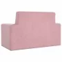 Sofá para niños de 2 plazas de felpa suave rosa von , Baby- und Kleinkindmöbel - Ref: Foro24-4104801, Preis: 47,01 €, Rabatt: %