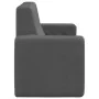 Sofá para niños de 2 plazas de felpa suave gris antracita de , Mobiliario para bebés y niños pequeños - Ref: Foro24-4104798, ...