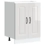 Mueble bajo para fregadero Kalmar blanco brillo 60x46x81,5 cm by , Kitchen cabinets - Ref: Foro24-853439, Price: 85,53 €, Dis...