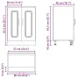 Mueble bajo para fregadero Kalmar madera vieja 60x46x81,5 cm de , Armarios de cocina - Ref: Foro24-853445, Precio: 79,22 €, D...
