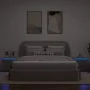 Mesitas de noche de pared con luces LED 2 uds gris hormigón von , TV-Möbel - Ref: Foro24-860218, Preis: 93,46 €, Rabatt: %