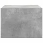 Mesitas de noche de pared con luces LED 2 uds gris hormigón von , TV-Möbel - Ref: Foro24-860218, Preis: 93,46 €, Rabatt: %