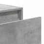 Mesitas de noche de pared con luces LED 2 uds gris hormigón von , TV-Möbel - Ref: Foro24-860218, Preis: 93,46 €, Rabatt: %