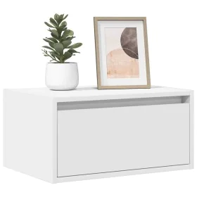 Mesita de noche de pared con luces LED blanco by , TV Furniture - Ref: Foro24-860211, Price: 53,88 €, Discount: %