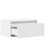 Mesita de noche de pared con luces LED blanco by , TV Furniture - Ref: Foro24-860211, Price: 53,88 €, Discount: %