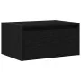 Mesita de noche de pared con luces LED roble negro von , TV-Möbel - Ref: Foro24-860213, Preis: 57,26 €, Rabatt: %