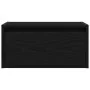 Mesita de noche de pared con luces LED roble negro von , TV-Möbel - Ref: Foro24-860213, Preis: 57,26 €, Rabatt: %