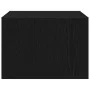 Mesita de noche de pared con luces LED roble negro von , TV-Möbel - Ref: Foro24-860213, Preis: 57,26 €, Rabatt: %