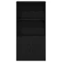 Estantería de madera de ingeniería roble negro 60x24x120 cm by , Bookcases and shelves - Ref: Foro24-860419, Price: 72,14 €, ...