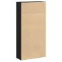 Estantería de madera de ingeniería roble negro 60x24x120 cm by , Bookcases and shelves - Ref: Foro24-860419, Price: 72,14 €, ...