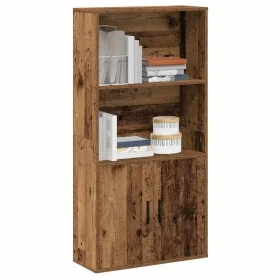Estantería madera de ingeniería color envejecido 60x24x120 cm by , Bookcases and shelves - Ref: Foro24-860425, Price: 67,86 €...