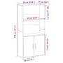 Estantería madera de ingeniería color envejecido 60x24x120 cm by , Bookcases and shelves - Ref: Foro24-860425, Price: 67,86 €...