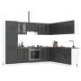 Mueble de cocina Lucca negra 14 piezas madera contrachapada von , Küchenschränke - Ref: Foro24-3314982, Preis: 1,00 €, Rabatt: %