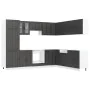 Mueble de cocina Lucca negra 14 piezas madera contrachapada von , Küchenschränke - Ref: Foro24-3314982, Preis: 1,00 €, Rabatt: %