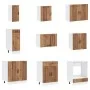 Mueble cocina Lucca madera vieja 14 pzas madera contrachapada von , Küchenschränke - Ref: Foro24-3314989, Preis: 1,00 €, Raba...