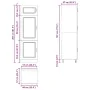 Armario de cocina Kalmar madera contrachapada sonoma gris von , Küchenschränke - Ref: Foro24-853633, Preis: 222,81 €, Rabatt: %