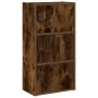 Estantería madera de ingeniería roble ahumado 40x24x77 cm by , Bookcases and shelves - Ref: Foro24-860368, Price: 54,51 €, Di...